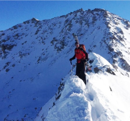 Lassen National Park Ridge Skier